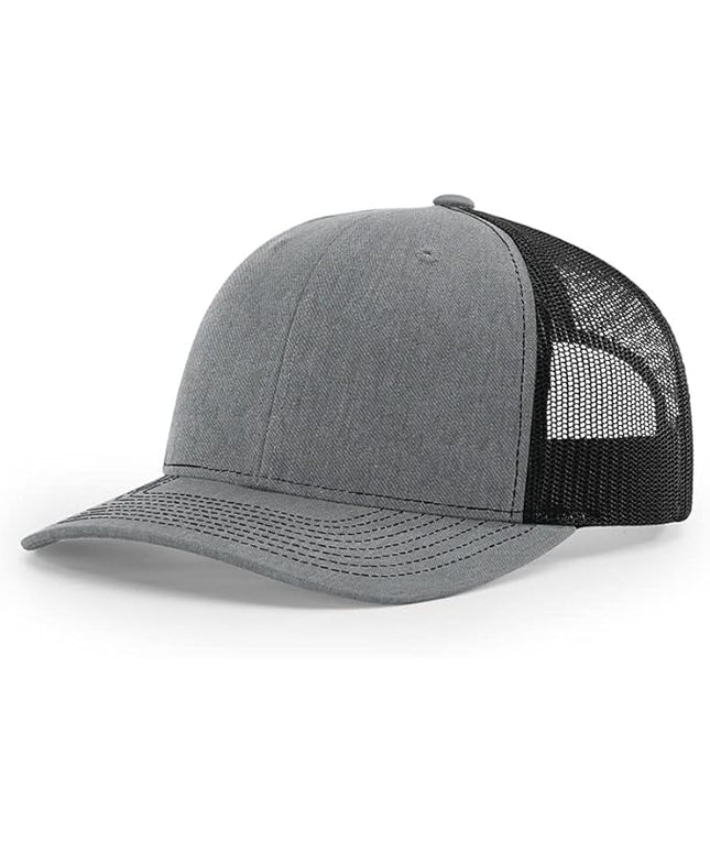 Richardson 112 Classic Six-Panel Adjustable Snapback Trucker Cap | Bulk Packs Available