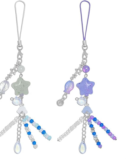 1-4PCS Cute Phone Charms Aesthetic Y2K Cell Phone Charms Strap Pink Strawberry Butterfly Star PhoneCharm Y2K Accessories for Bag Keychain Airpods Camera Pendants Decor