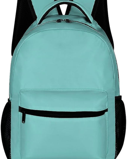 Fashion Pale Cyan Backpack Lightweight Large Capacity Laptop Daybag for Travel Work