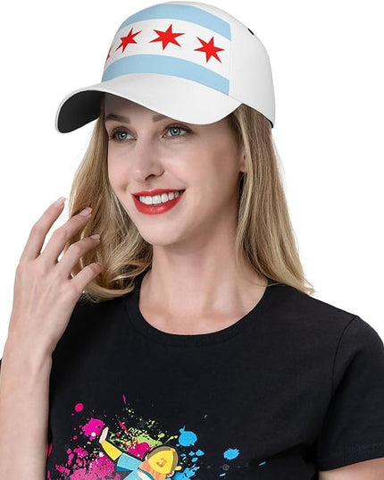 Cute Flag Baseball Cap Hats for Women Men Trucker Hat Patriotic Adjustable Snapback Ball Cap Hat