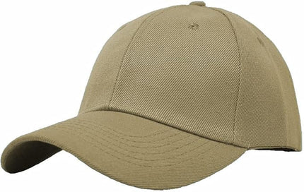 Glory Max Plain Baseball Cap Hook & Loop Strap Adjustable Solid Blank Curved Visor Hat