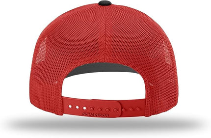 Richardson 112 Trucker Hat - Premium Adjustable Snapback Hat - Structured Six Panel Richardson Blank Caps