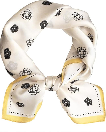 Satin Bandanas Head Scarf For Women Hair Scarves Accessories Lightweight Fashion Wrap Neck Silk Sleeping Headscarf