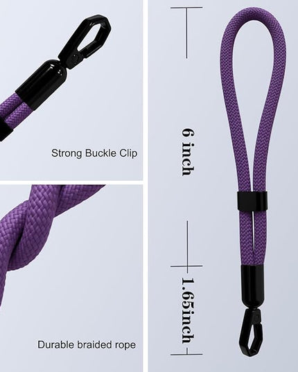 Phone Lanyard, 2 Pack Adjustable Cell Phone Lanyard Hand Phone Wrist Strap with Tether Tabs for Smartphones