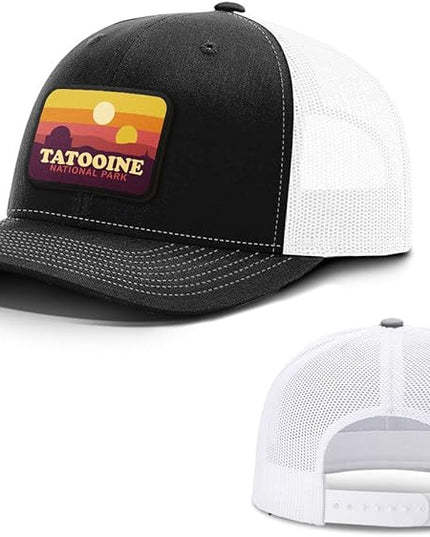 Tatooine National Park Patch Back Mesh Hat Casual Wear - Baseball Cap for Mens & Womens Mesh Adjustable Snapback Strap