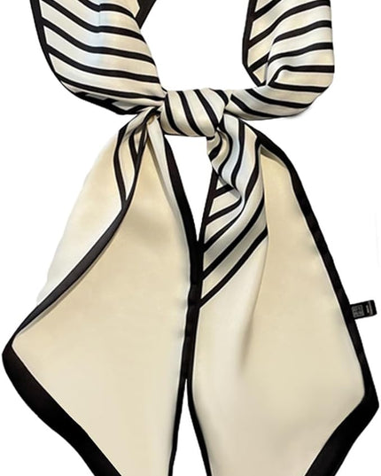 Dailyacc Hair Scarf for Women Fashion Silky Satin Headscarf Wrap Breathable Lightweight Neck Scarves For Handbag
