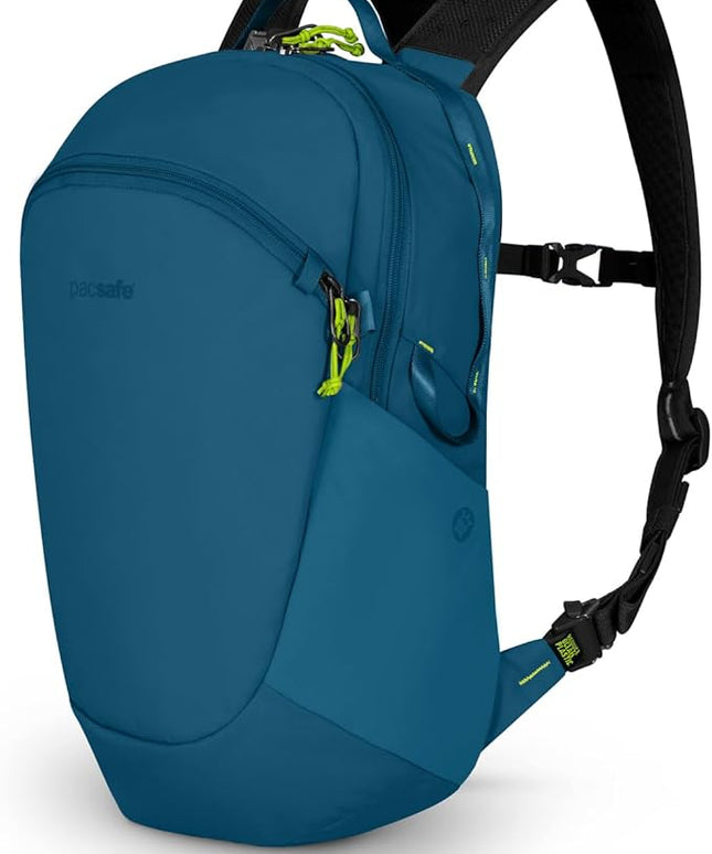 Pacsafe ECO 18L Anti Theft Backpack, Tidal Teal