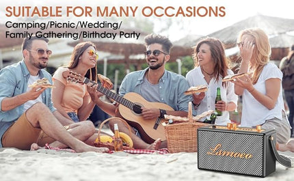 Karaoke Machine for Adults,2 Wireless Microphones for Karaoke Speaker, Portable Microphone and Speaker Support Four-Channel Microphone Expansion for Home Party,Picnic,Car,Indoor/Vintage Gifts