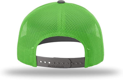 Richardson 112 Trucker Hat - Premium Adjustable Snapback Hat - Structured Six Panel Richardson Blank Caps
