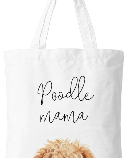Dog Mama Canvas Tote Bag for Women, Dogs Lover Gift for Dog Mom, Birthday Christmas Cute Rottweiler Gifts For Women.