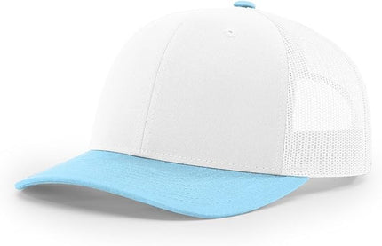 Richardson 112 Trucker Hat - Premium Adjustable Snapback Hat - Structured Six Panel Richardson Blank Caps