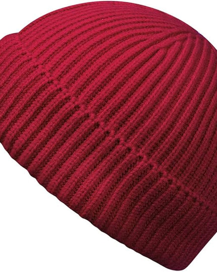 MaxNova Knit Cuff Short Fisherman Beanie for Men Women Warm Hats