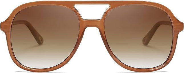 SOJOS Retro Polarized Aviator Sunglasses Womens Mens Classic 70s 80s Vintage Trendy Square Aviators SJ2174