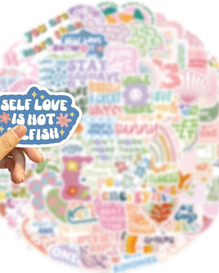 Cute Preppy Stickers Pack for Girls Women Kids 100pcs Vinyl Waterproof Aesthetic Stickers for Water Bottles Laptop Phone Pink Aesthetic Preppy Stuff, Things, Inspirational Positive Motivational Decals