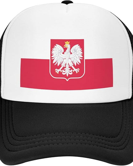 Cute Flag Baseball Cap for Men Women Mesh Trucker Hat Adjustable Patriotic Snapback Baseball Hat for Sports Running