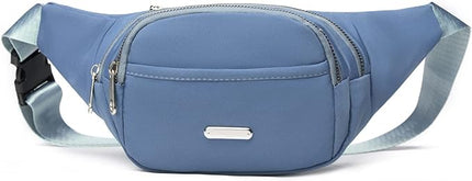 DAITET Crossbody Fanny Pack for Men&Women,Large Waist Bag & Hip Bum Bag with Adjustable Strap for Outdoors Workout Traveling Casual Running Hiking Cycling