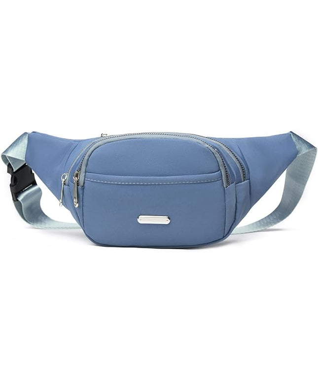 DAITET Crossbody Fanny Pack for Men&Women,Large Waist Bag & Hip Bum Bag with Adjustable Strap for Outdoors Workout Traveling Casual Running Hiking Cycling