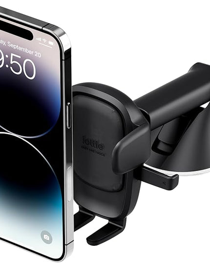 iOttie Easy One Touch Advanced Universal Car Mount Dashboard & Windshield Suction Cup Phone Holder for iPhone, Samsung, Google, All Smartphones