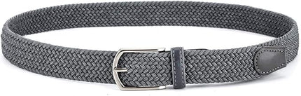 Braided Canvas Woven Elastic Stretch Belts for Men/Women/Junior with Multicolored