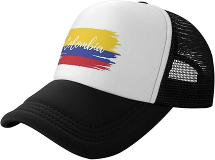 Cute Flag Baseball Cap for Men Women Mesh Trucker Hat Adjustable Patriotic Snapback Baseball Hat for Sports Running