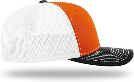Richardson 112 Trucker Hat - Premium Adjustable Snapback Hat - Structured Six Panel Richardson Blank Caps