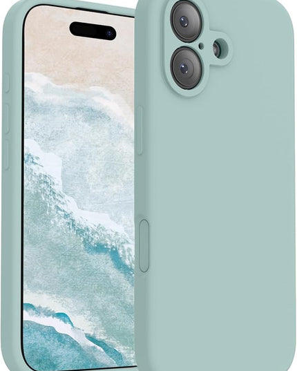 FireNova Magnetic for iPhone 17 Case, Compatible with MagSafe, [Integrated Silicone Camera Control Button] [Camera Protection] Anti-Scratch Microfiber Lining Phone Case, 6.3", Mint Green