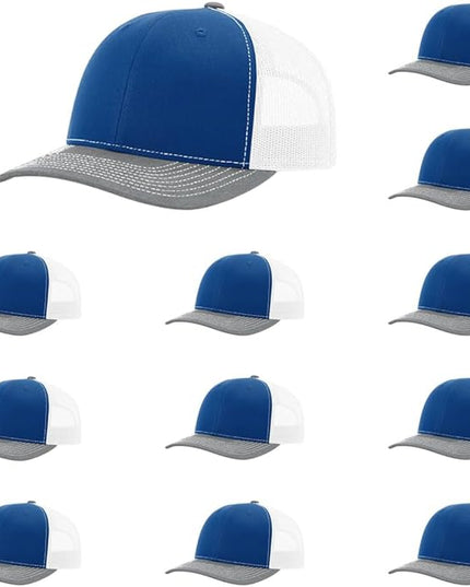 Richardson 112 Classic Six-Panel Adjustable Snapback Trucker Cap | Bulk Packs Available