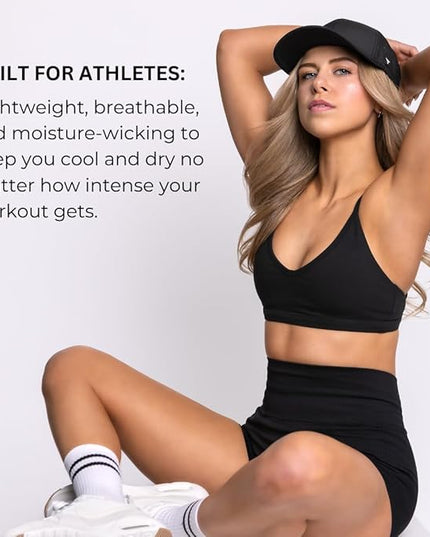 PHNX FIT Performance Snapback Hat for Men & Women - Water Resistant & Sweat Wicking, Lightweight Workout Cap | Running | Golf