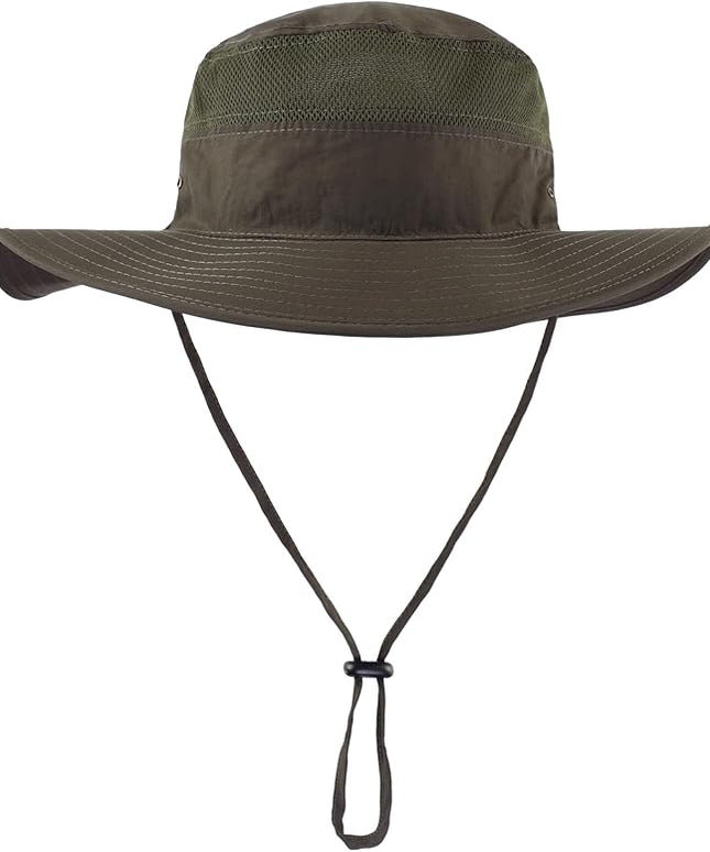 Home Prefer UPF 50+ Men's Sun Hat Wide Brim Bucket Hat UV Protection Hat for Mens Womens Beach Safari Gardening Golf Fishing