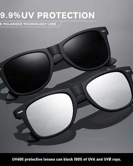 Polarized Sunglasses Womens Men - Sun glasses Fashion Trendy Driving Fishing UV Blocking UV400 Protection