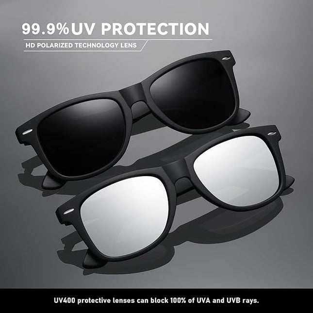 Polarized Sunglasses Womens Men - Sun glasses Fashion Trendy Driving Fishing UV Blocking UV400 Protection