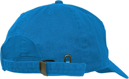 Glory Max 100% Cotton Baseball Cap Classic Plain Low Profile Golf Dad Hat Buckle Adjustable