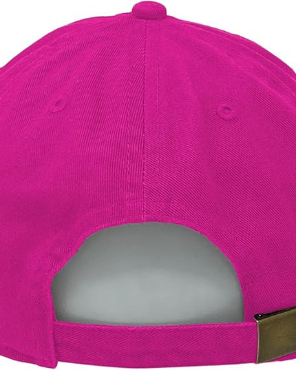 Glory Max 100% Cotton Baseball Cap Classic Plain Low Profile Golf Dad Hat Buckle Adjustable