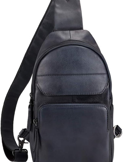 Genuine Leather Sling Bag for Man and Women Crossbody Purse Handmade Retro Shoulder Backpack Vintage Chest Bags