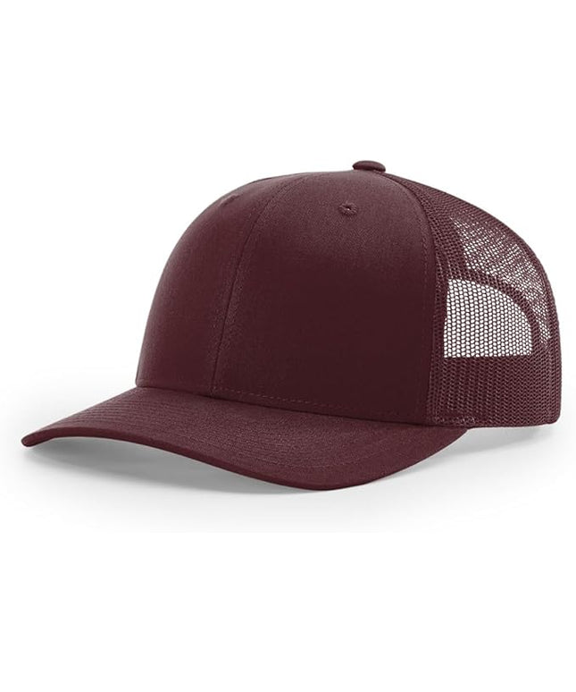 Richardson 112 Classic Six-Panel Adjustable Snapback Trucker Cap | Bulk Packs Available