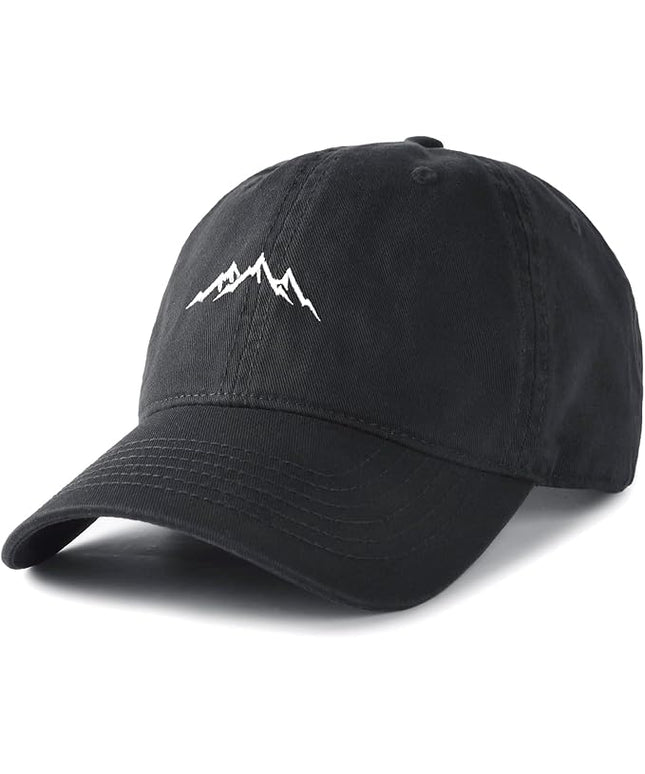 FURTALK Baseball Cap Men Mountain Embroidery Dad Hat Unstructured Soft Vintage Washed Cotton Outdoor Hats for Men