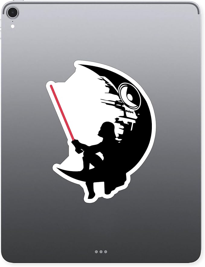 (1PC) Death Vader Star Sticker for Phone Tablet Laptop Car Truck Window | 4" Sticker