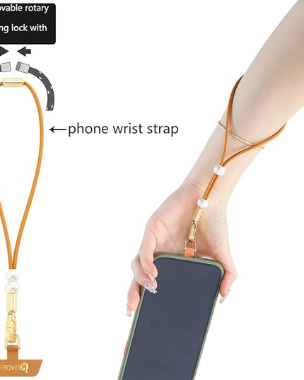 Hand Wrist Strap Lanyard,Universal Cell Phone Multifuctional Patch Lanyards for Women and Me
