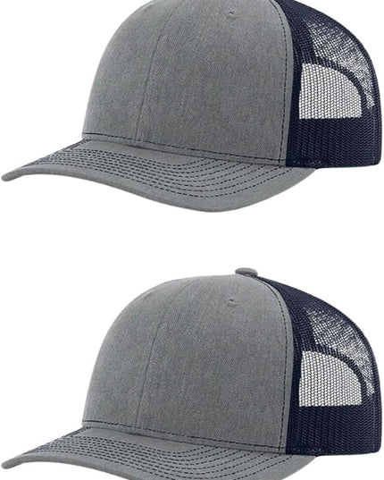 Richardson 112 Classic Six-Panel Adjustable Snapback Trucker Cap | Bulk Packs Available
