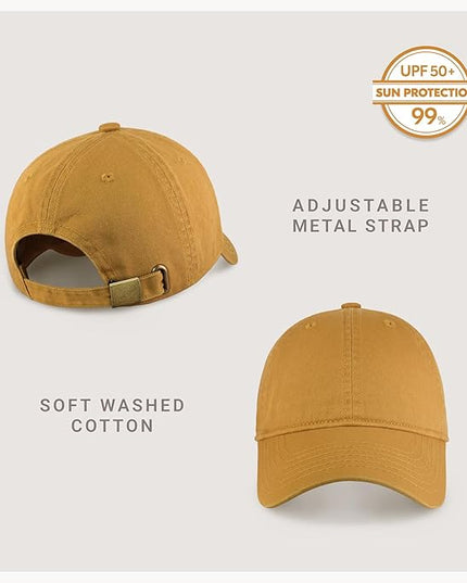 CHOK.LIDS Everyday Premium Dad Hat Unisex Cotton Baseball Cap for Men and Women Adjustable Lightweight Polo Style Curved Brim