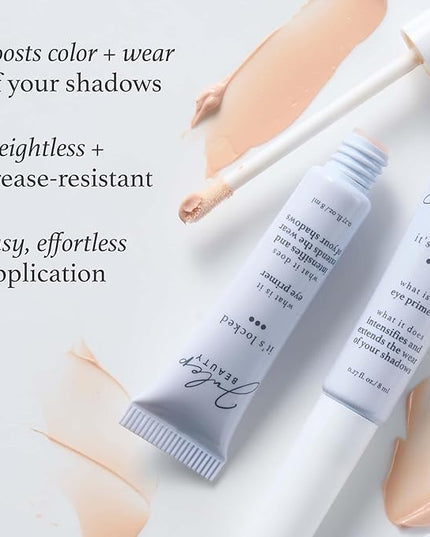 Julep It’s Locked Eyeshadow Primer | Sheer, Weightless Eye Primer to Intensify Color and Extend Wear