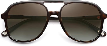SOJOS Retro Polarized Aviator Sunglasses Womens Mens Classic 70s 80s Vintage Trendy Square Aviators SJ2174