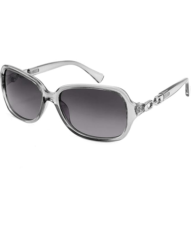 FEISEDY Vintage Square Polarized Sunglasses for Women UV400 Travel Driving Fashion Arcuate Sunglasses B2526
