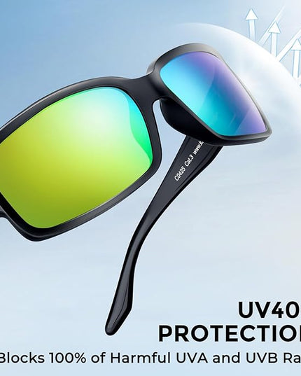 KastKing Skidaway Polarized Sport Sunglasses for Men and Women,Ideal for Driving Fishing Cycling and Running,UV Protection