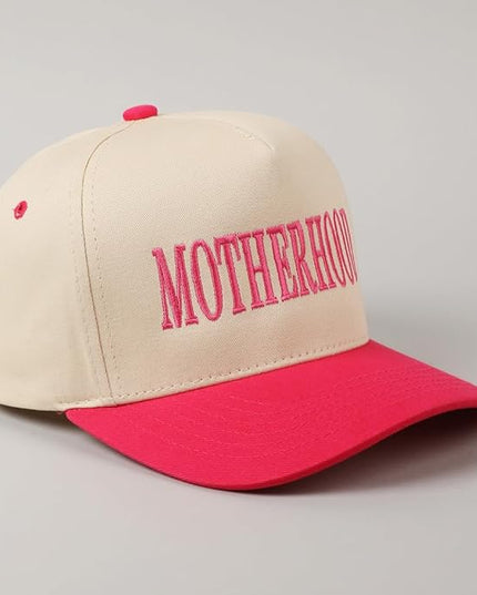 MIRMARU Two-Tone Vintage Canvas Trucker Hats for Men & Women, Adjustable Size Baseball Caps with Trendy Embroidered Design