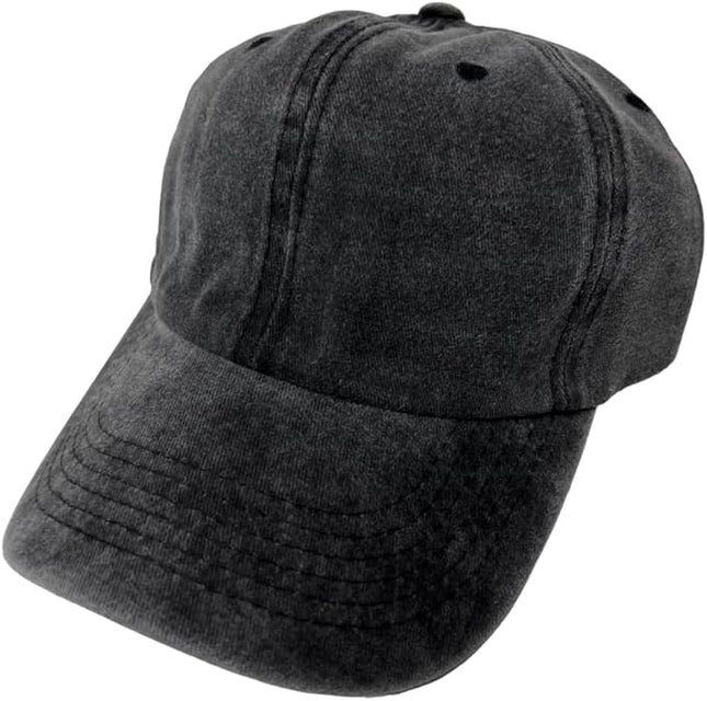 Roytrense Unisex 100% Cotton Washed Low Profile Dad Hat - Adjustable Baseball Cap for Outdoor Activities