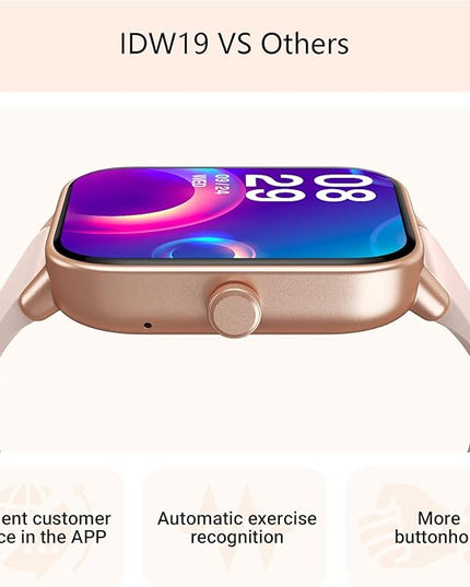 Smart Watch for Women Android & iPhone, Alexa Built-in, IP68 Waterproof Activity Fitness Tracker with Bluetooth Call (Answer/Make), 1.8" Smartwatch with Heart Rate/SpO2/Sleep Monitor, 100+ Sports Mode