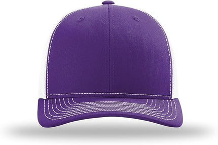 Richardson 112 Trucker Hat - Premium Adjustable Snapback Hat - Structured Six Panel Richardson Blank Caps
