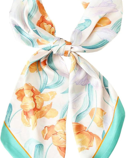 Purse Scarf For Handbags Head Scarves For Women's Hair Bags Scarfs Long Skinny Scarves Fashion Silky