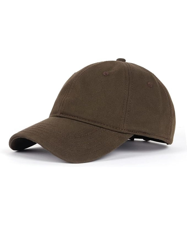 Zylioo XL XXL Oversize Baseball Cap, 100% Cotton Adjustable Dad Hat for Big Heads 23.5"-25.5", Soft Crown Large Size Cap